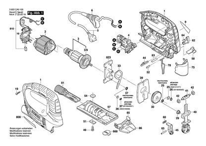 Part Location Diagram of 2603413034 Bosch Socket head cap screw