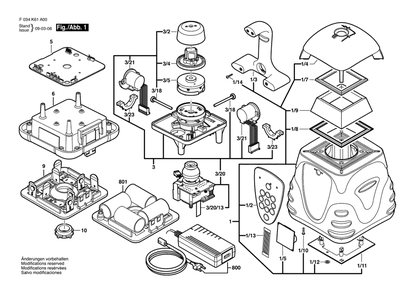 Part Location Diagram of 2610A07446 Bosch Set ring