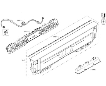 Part Location Diagram of 11008214 Bosch OPERATING MODULE NOT PRO
