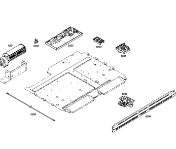 Pcb Assy Diagram and Parts List for HBL3360UC 03 Bosch Wall Oven