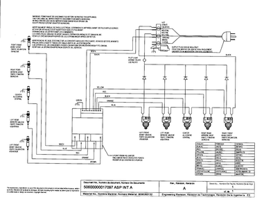 Wiring Harness Diagram and Parts List for NGM8654UC 01 Bosch Cooktop