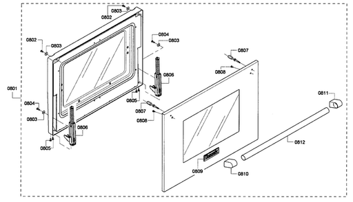 Part Location Diagram of 00649418 Bosch HINGE