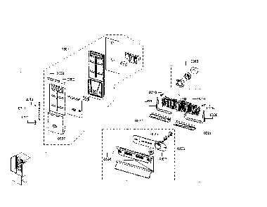 Evaporator Diagram and Parts List for B26FT50SNS 01 Bosch Refrigerator