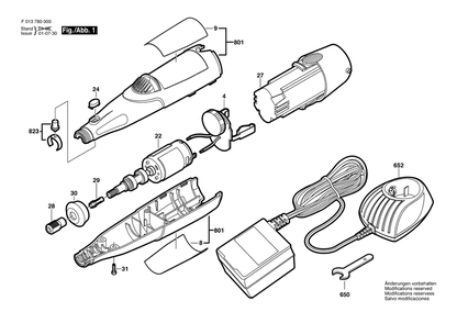 Diagram Diagram and Parts List for 780 F 013 780 000 Bosch Multi-Tool