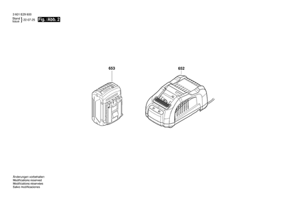 Diagram 2 Diagram and Parts List for GNA18V-16E 3 601 E29 600 Bosch Nibbler & Shears