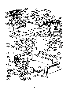 Unit Diagram and Parts List for GPS486GDS  Thermador Cooktop