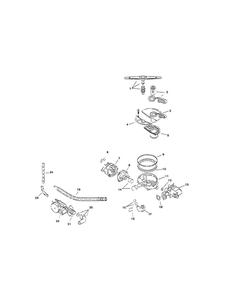 Component Assemblies Diagram and Parts List for SMI7052US 08 Bosch Dishwasher