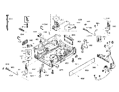 Base/power cord Diagram and Parts List for SHPM78W54N 01 Bosch Dishwasher