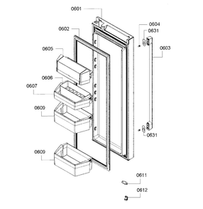 Part Location Diagram of 00712020 Bosch DOOR