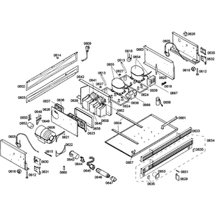 Comppressors Diagram and Parts List for T36IT71NNP 07 Thermador Refrigerator