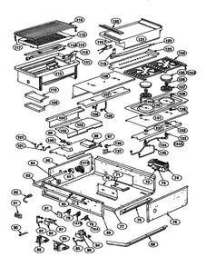 Page 13 Diagram and Parts List for PRSE486GDS  Thermador Range