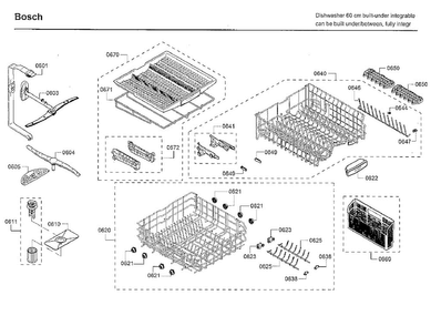 Part Location Diagram of 10002070 Bosch HOLDER