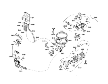 Valve Assy Diagram and Parts List for SHI66A05UC 14 Bosch Dishwasher
