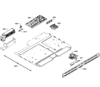 Pcb's Assy Diagram and Parts List for HBL8650UC 10 Bosch Wall Oven