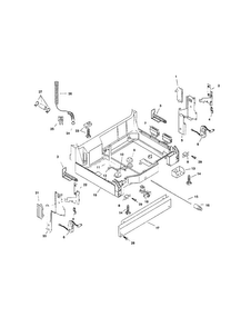 Base Diagram and Parts List for SHI6802UC 06 Bosch Dishwasher