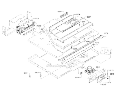 Pcb Assy Diagram and Parts List for HBL8451UC 01 Bosch Wall Oven