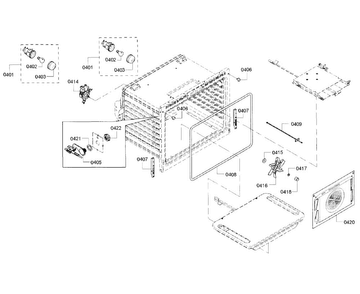 Cavity Diagram and Parts List for HGIP054UC 02 Bosch Range