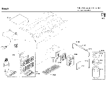 Outer parts Diagram and Parts List for BCM8450UC 03 Bosch Coffee Maker
