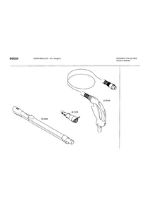 Part Location Diagram of 00483339 Bosch NOZZLE-UPHOLSTERY