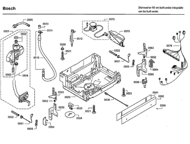 Part Location Diagram of 00655353 Bosch CONTROL MODULE PROGRAMME