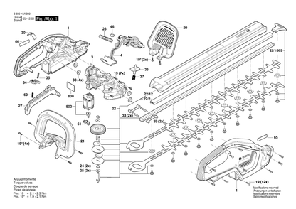 Part Location Diagram of 1600A0252E Bosch Switch Segment