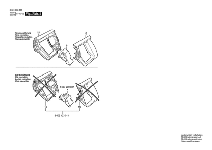 Section 2 Diagram and Parts List for GRW12E 0601968003 Bosch Agitator