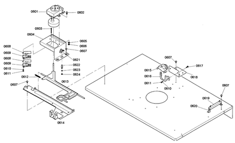 Latch Diagram and Parts List for HBN755AUC 02 Bosch Wall Oven