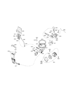 Component Assemblies Diagram and Parts List for SHX36L05UC 21 Bosch Dishwasher