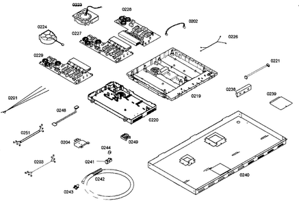 Cabinet Assy Diagram and Parts List for NIT5665UC 01 Bosch Cooktop