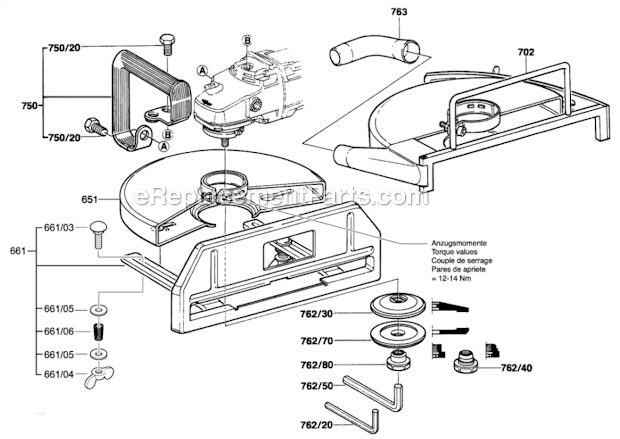 Page B Diagram and Parts List for 1364K  Bosch Miscellaneous