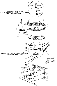 Section 7 Diagram and Parts List for MB245  Thermador Microwave