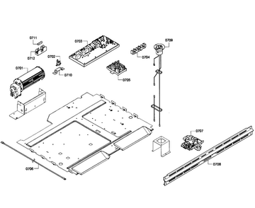 Oven Pcb's Diagram and Parts List for HBL5760UC 05 Bosch Microwave