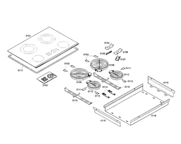 Part Location Diagram of 00640823 Bosch CONTROL UNIT