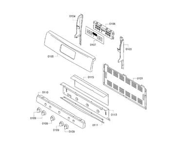 Part Location Diagram of 00688075 Bosch PANEL