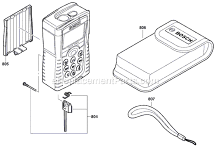 Part Location Diagram of 2609170085 Bosch Tool CARRYING LOOP