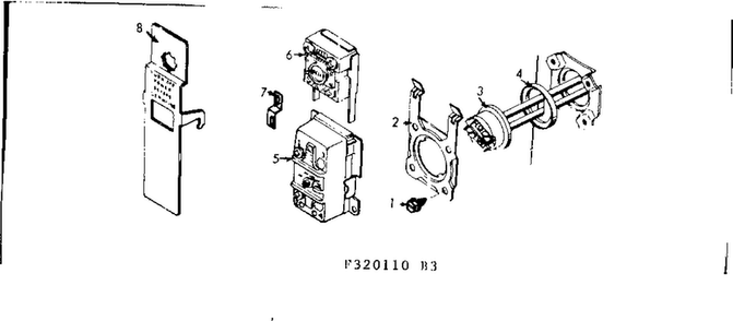 Functional Replacement Parts Diagram and Parts List for 153320110  Kenmore Water Heater