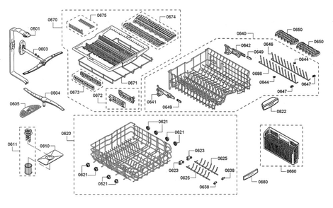 Part Location Diagram of 00312331 Bosch DESCALER