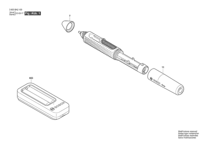 Part Location Diagram of 1600A016FK Bosch Cap