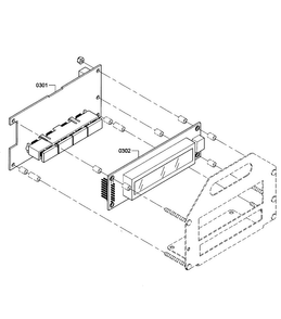 Part Location Diagram of 11003929 Bosch DISPLAY MODULE