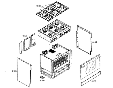 Part Location Diagram of 00552861 Bosch INSTALLATION INSTRUCTION