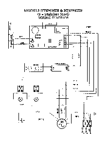 Wiring Diagram Diagram and Parts List for HTSW  Thermador Range Hood