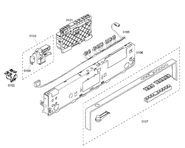 Part Location Diagram of 00643144 Bosch CABLE HARNESS