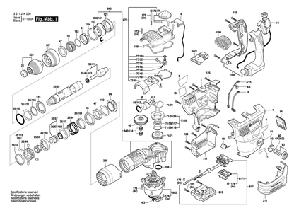 Part Location Diagram of 1600A013WF Bosch Tool ELECTRONIC MODULE