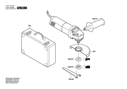 Part Location Diagram of 2605438404 Bosch Carrying Case