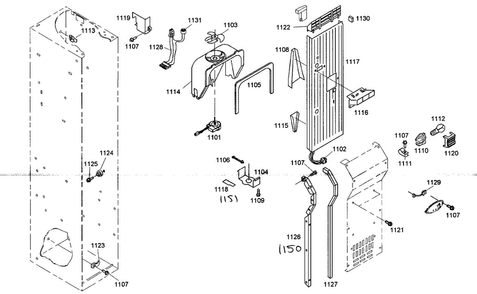 Part Location Diagram of 00643649 Bosch CABLE HARNESS