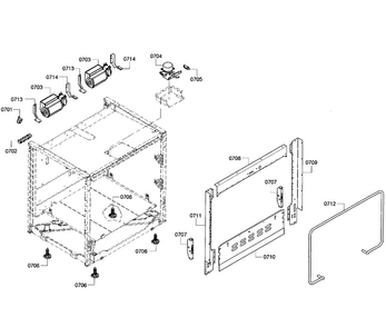 Part Location Diagram of 00706912 Bosch FRAME