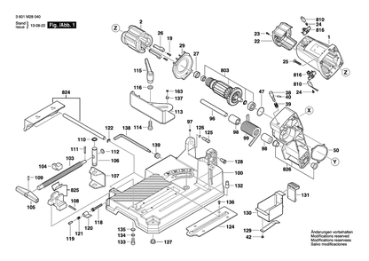Part Location Diagram of 1609B00068 Bosch Tool O-RING
