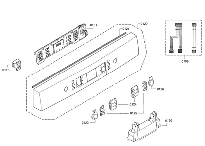 Part Location Diagram of 11007643 Bosch PANEL FRAME