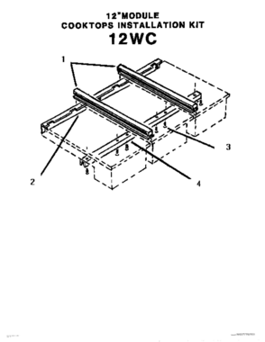 01 - INSTALLATION KIT Diagram and Parts List for 12WC  Bosch Reciprocating Saw