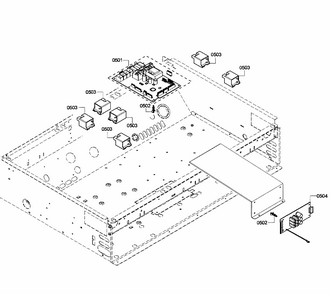 Pcb's Assy Diagram and Parts List for PRD366GHC 11 Thermador Range